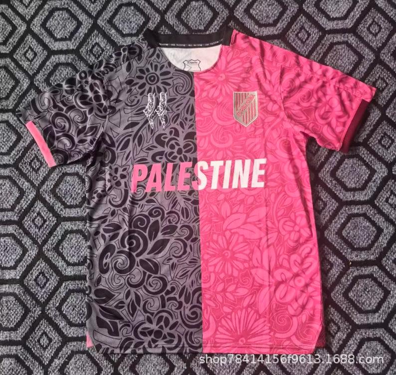 Palestine Retro Arabic Fan Football Jersey - Pakistan Edition