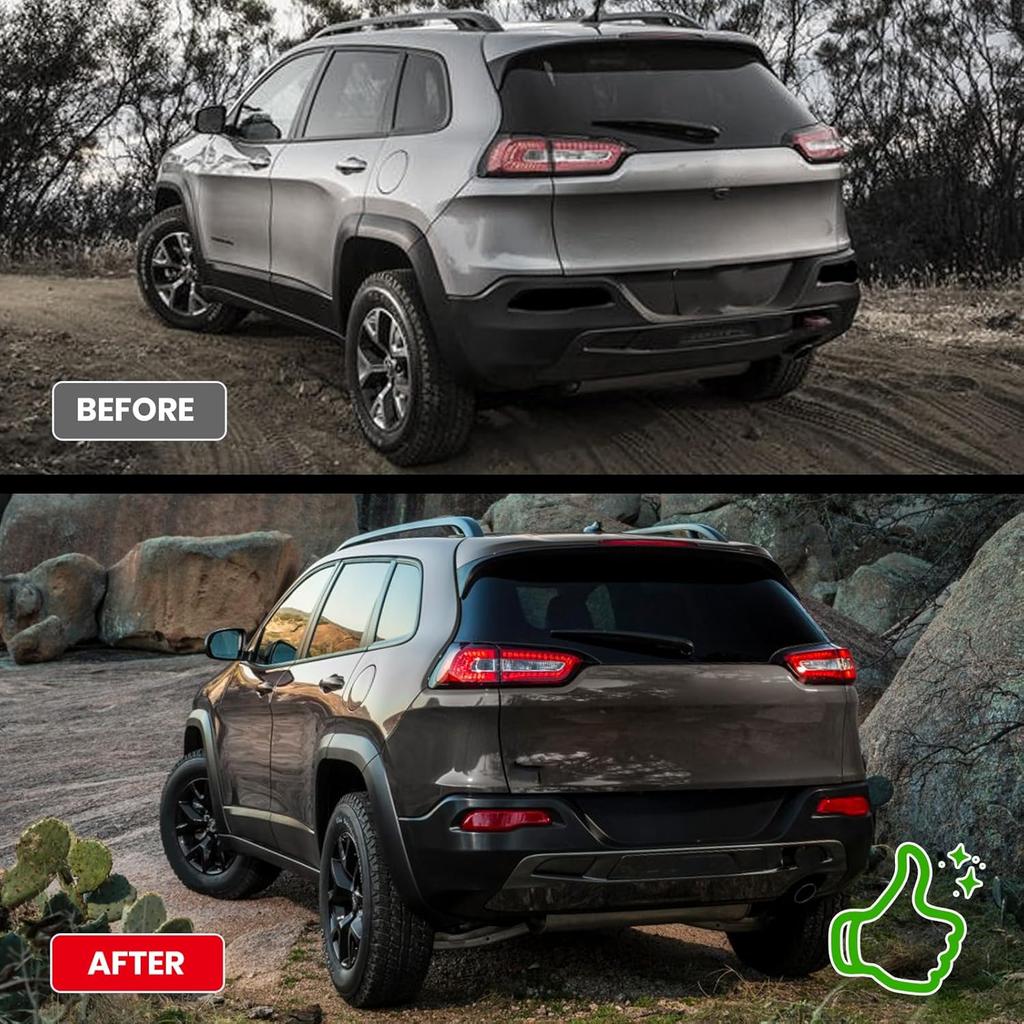 Rear Bumper Reflector For 2014 2015 2016 2017 2018 Jeep Cherokee 68105145AC Driver Side (Left)