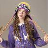 Windproof Knitted Beanie Crocheted Earflap Cap Casual Winter Pilot Hat With Goggles  Cycling
