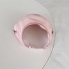 Children's sun protection hat with large eaves summer thin design girls' UV resistant empty top sun protection hat baby sun hat