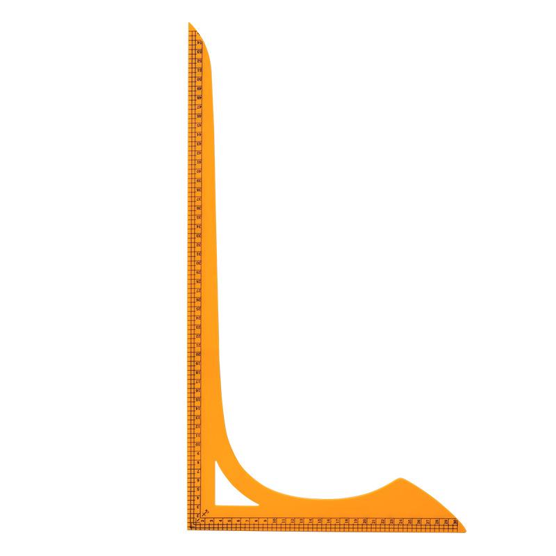 Clothing Large L Sewing Patchwork Multifunctional Ruler Cutting Ruler, Double Scale Inch Cm L-Square Ruler