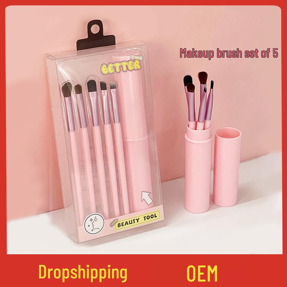 

Graffiti Cartoon Makeup Brush Set - 5 Piece Soft Bristle Beauty Tools