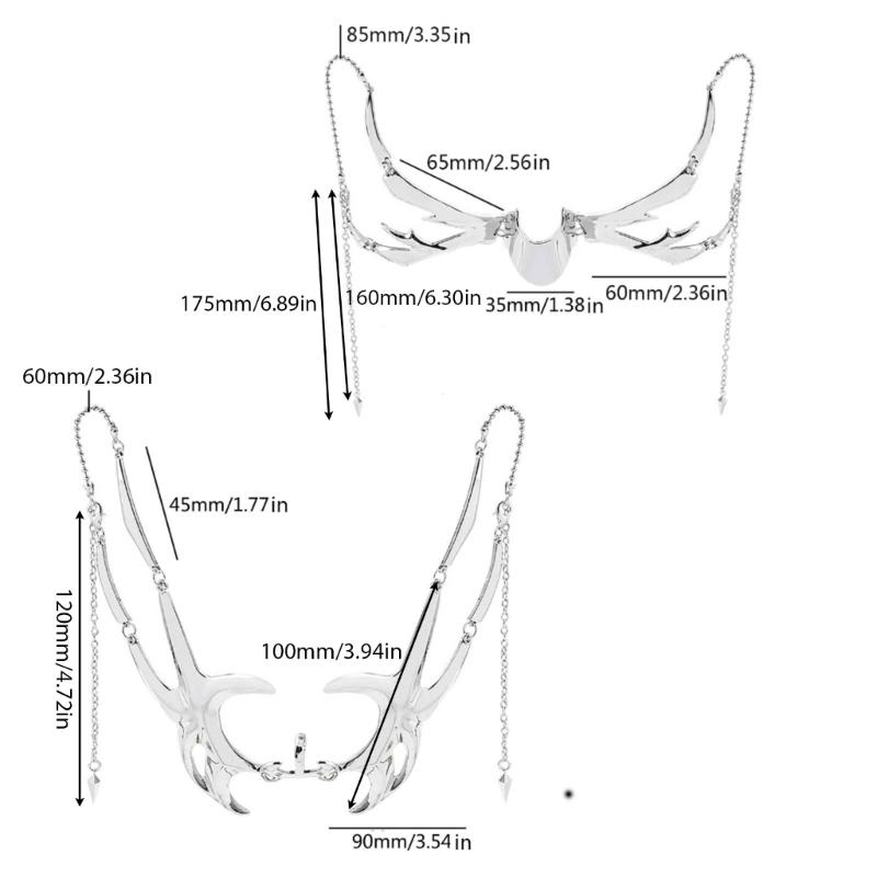 Luxuriöse Punk-Maske, flüssig, unregelmäßig, silberfarben, hohle Legierung, Gesichtskette, Accessoires für Damen und Herren, Partyschmuck