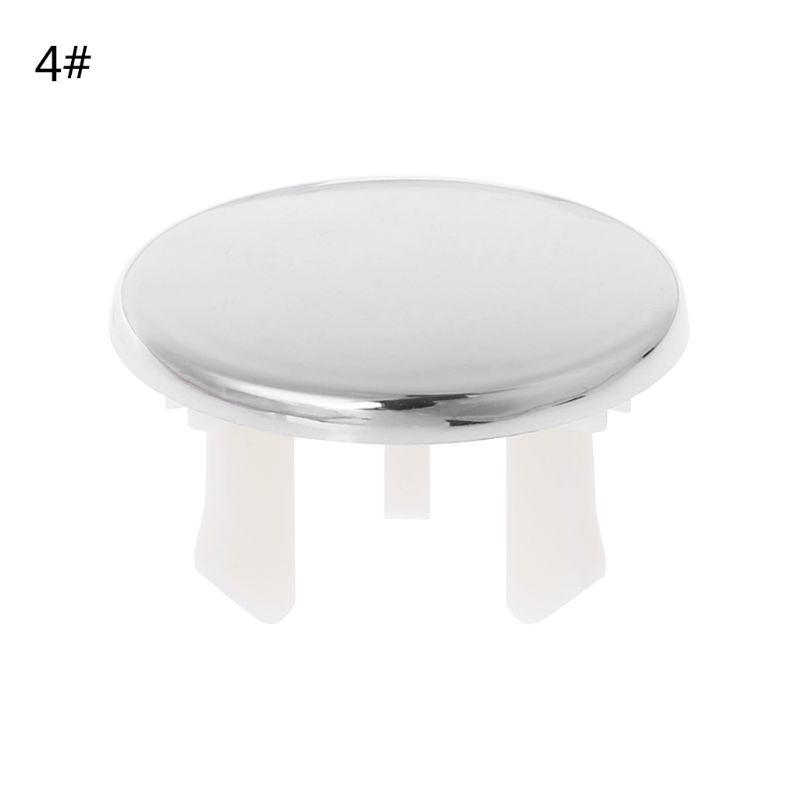 Bathroom Basin Sink Overflow Ring Six-foot Round Insert Chrome Hole Cover Cap