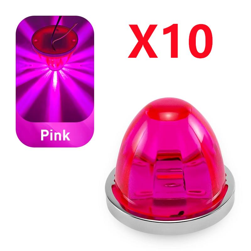 10PCS Truck Side Light Bulb LED Watermelon Side Marker Light for Car Van Lorry Turn Signal Lamp Caravan Marker Truck Accessorie