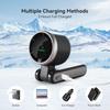 Neuonn Handheld Fan with High Speed (1-5) Cooling Turbo, Portable Handheld Fan with 4000mAh Rechargeable Battery, LED Display 180? Rotation Mini Fan
