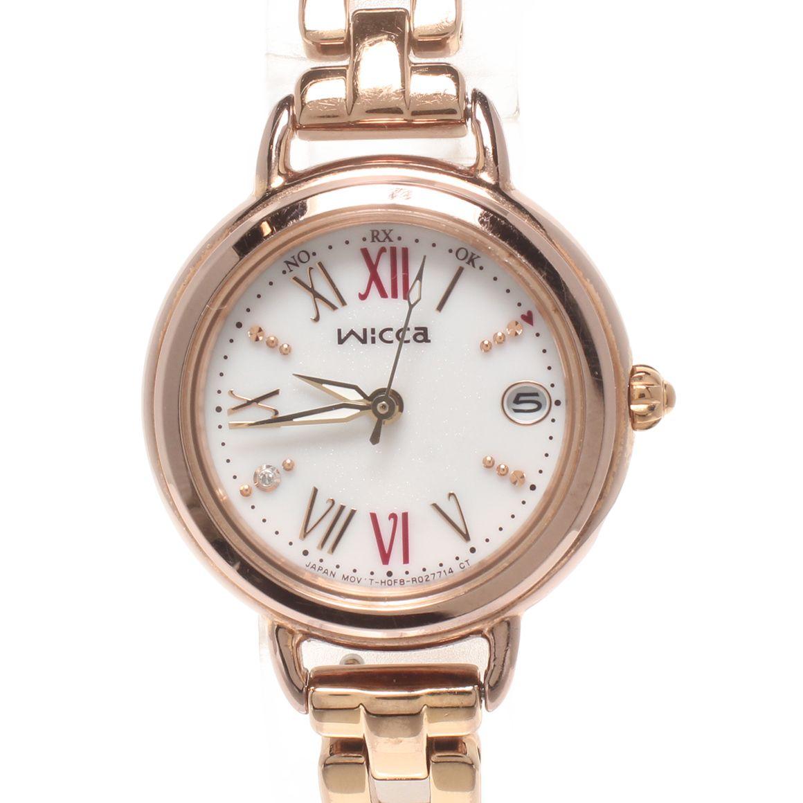 Used Citizen Watch Wicca H0F6-R007505 Solar Ladies CITIZEN