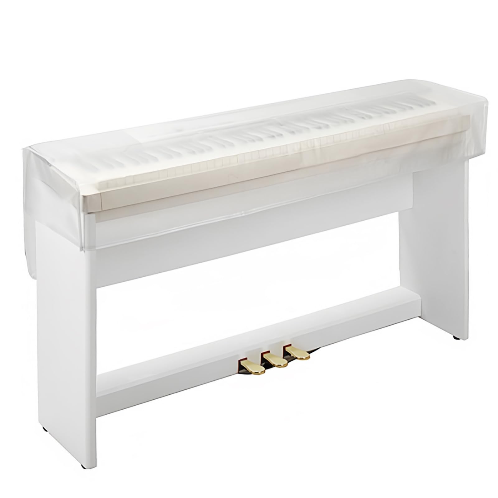 

Musiin 88-Key Keyboard Electronic Piano Dust Cover - Matte Transparent Design for Protection