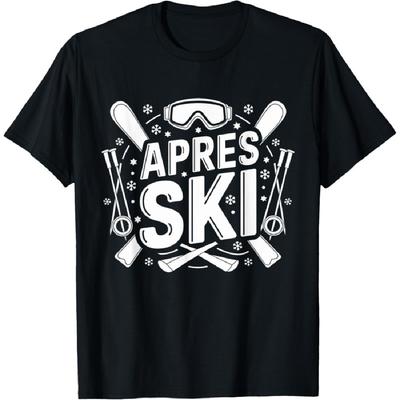 Apres Ski Club Party Zimowe Sporty Śmieszna Piżama T-Shirt