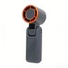 Digital Display Turbine Handheld Fan with Screen, Foldable and Portable, Neck-mounted, Variable Speed Without Limit, Handheld Fan