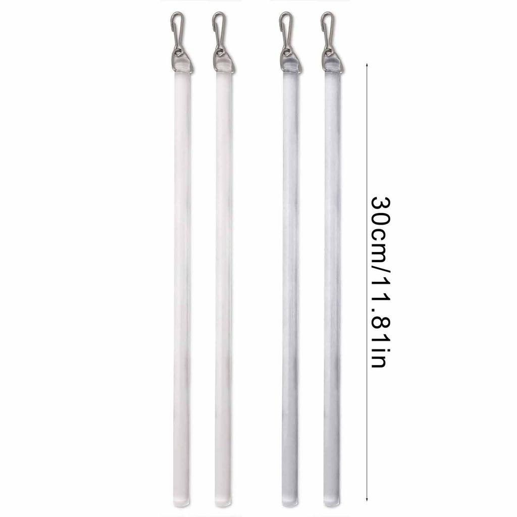 Pack of 2 Plastic 12Inch Curtain Pull Wand Drapery Control Pull Rod Stick with Hook for Opening and Closing Curtain