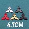 cymvyj1 Interior Steering Wheel Decal for Mitsubishi Car Sticker Decoration Lancer EX Galant ASX Outlander Pajero Eclipse 4.7cm 5.5cm