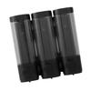 3 Chamber Shower Soap Dispenser 3x300ml Capacity Wall Mounted Shampoo and Conditioner Dispenser for Hotel Gym Club