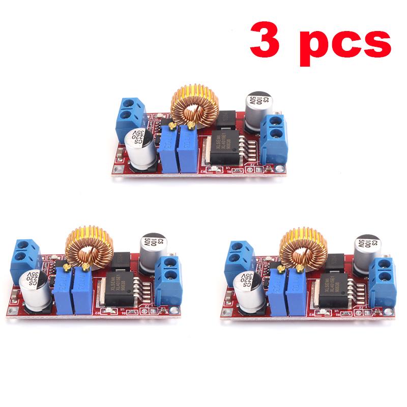 XL4015 5A 75W Buck Converter Module DC 4-38V to 1.25-36V Step Down Power Supply for LED Driver Solar Motor Controller UPS DIY