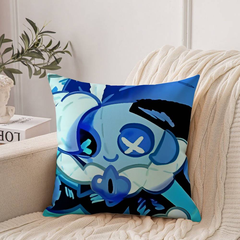 Game C-Cookie Run Kingdom Pillow Case Home Decor Throw For Sofa Bed Car Room Decor Gift Idea