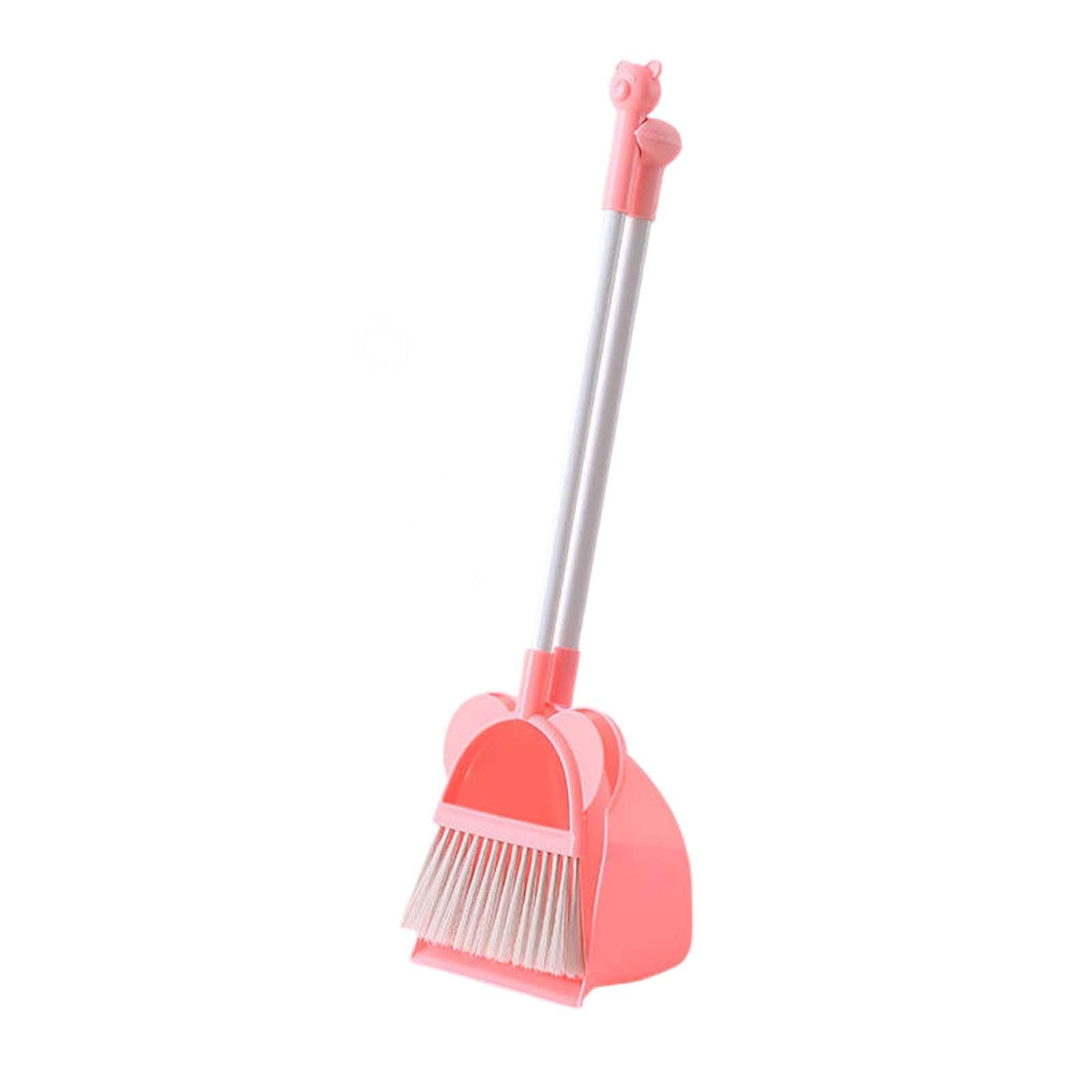 

Mini Broom and Dustpan Set for Kids,Toddlers Broom Set,Holiday Gifts Children Housekeeping Cleaning Tools for Kindergarten рожевий