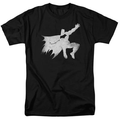 T-shirt homme noir Batman V Superman Knight Silhouette, sous licence officielle