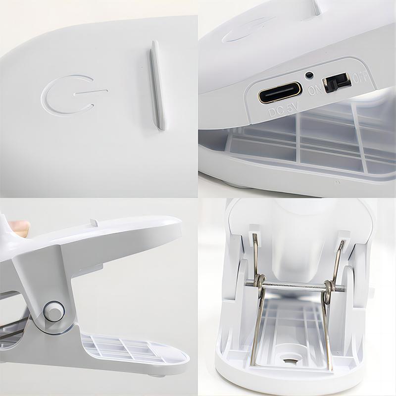 40 LED Clip Lamp Touch Control Double-headed Writing Lamp Night Light for Bedroom Dormitory Study Office Reading Table Lamp