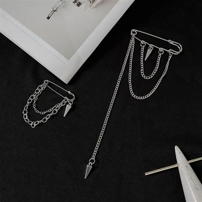 סיכת ברוש תליון ציצית כהה לגברים נשים סיכות וינטג' פאנק סטיי גותי בגדי רחוב הארג'וקו תכשיטים