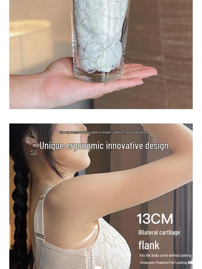 Bezfiszowy biustonosz bez ramiączek z pełnymi miseczkami: Wyszczuplający, Oddychający, Zapobiegający Opadaniu Design dla Dużych Biustów