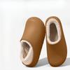 Waterproof Cotton Shoes for Women and Thick-soled Warm Fleece Silent Shoes
