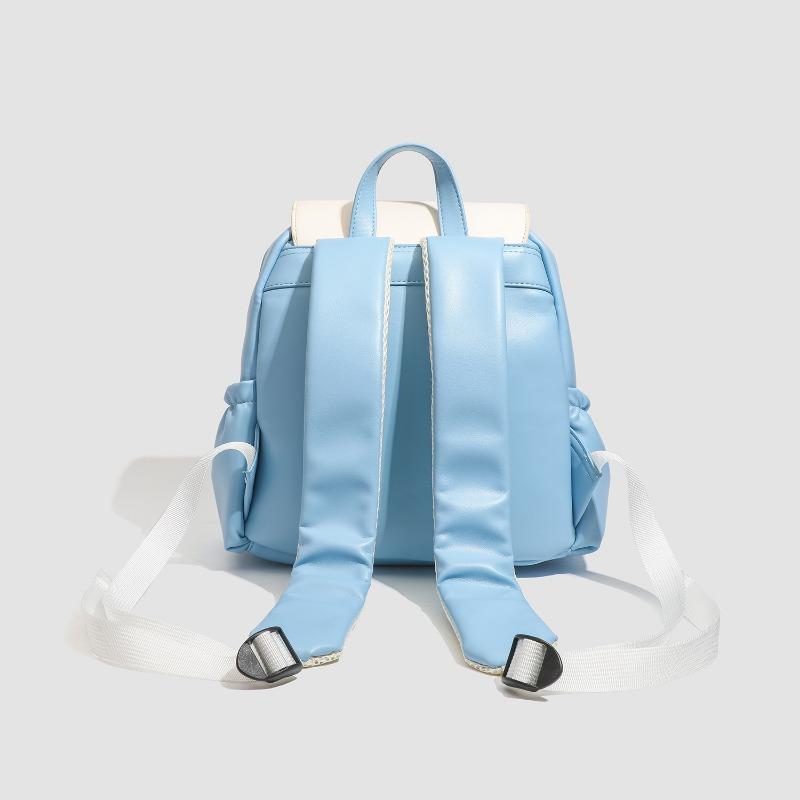 A Large-capacity Casual Embroidered Checkered Backpack for Students