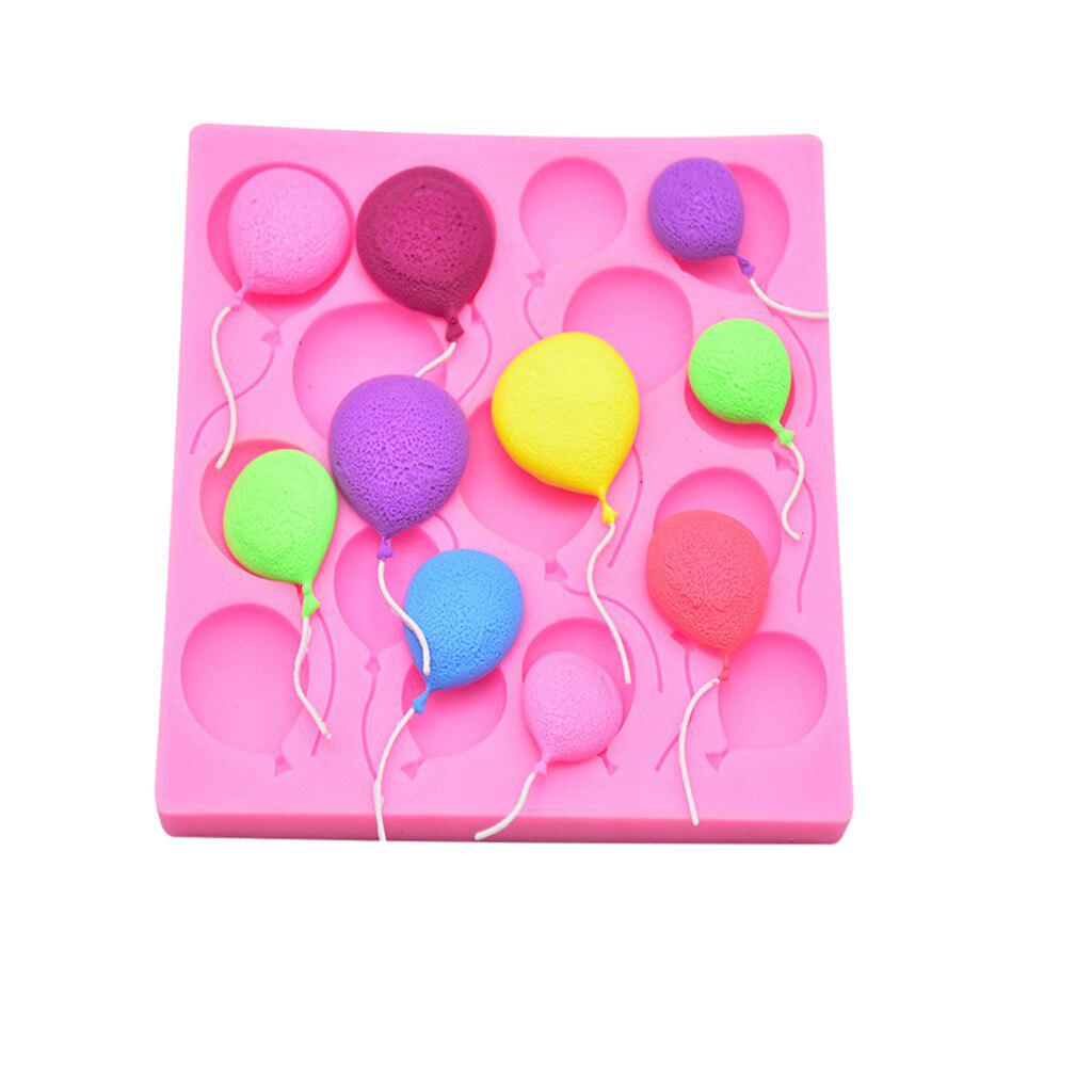 

Силиконовая форма 3D воздушный шар с рисунком помадки, инструмент для декора торта, шоколадная форма, украшение торта помадкой розовый