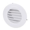 100mm Round Vent Cover 4 Inch ABS Exhaust Vent Oblique Louver Grille Cover for Bathroom Office
