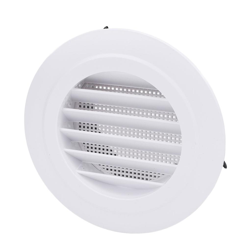 100mm Round Vent Cover 4 Inch ABS Exhaust Vent Oblique Louver Grille Cover for Bathroom Office