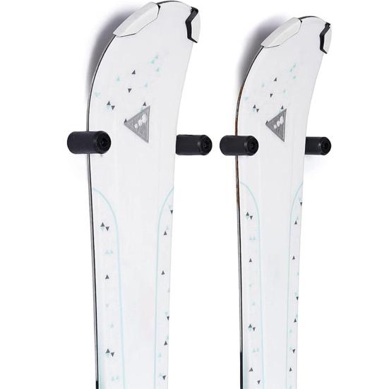 4/8Pcs Ski Rubber Wall Mount Hanger with Screws Damage-Free Snowboard Storage Display Vertical Rack Holder Hook Skiing Equipment Organizer