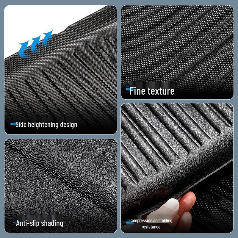 2023 MG7 All-Weather Trunk Mat Set: Includes TPE Trunk Liner and Seat Back Protector