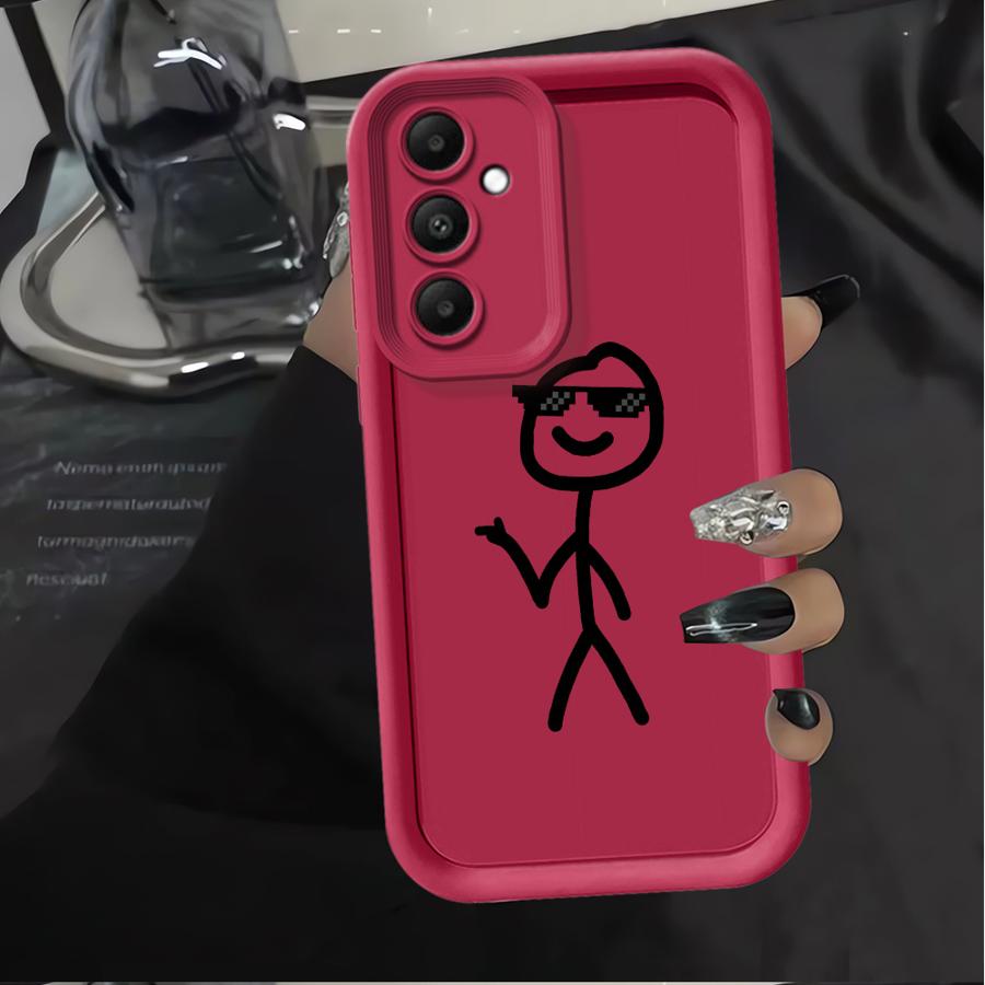 Case for Samsung Galaxy A56 A24 A54 A32 A22 A35 A52 A36 A73 A25 A26 A55 A21s Phone Cover Cartoon Character