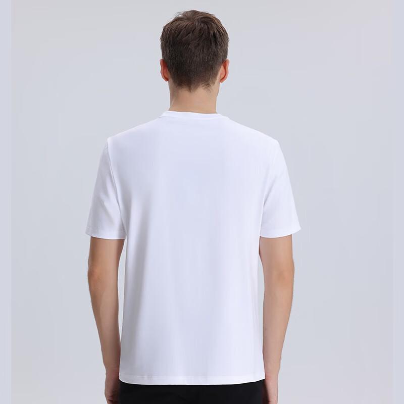 Fengmao Men's Short Sleeve Mercerized Cotton T-shirt