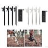 4 Packs Tent Stakes, Heavy Duty Steel Stakes Tarp Pegs Camping for Outdoor