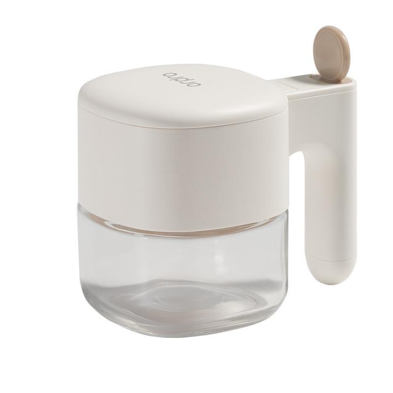 Self-opening Lid Seasoning Box Household Salt Jar Monosodium Glutamate Portioning Bottle Storage Box