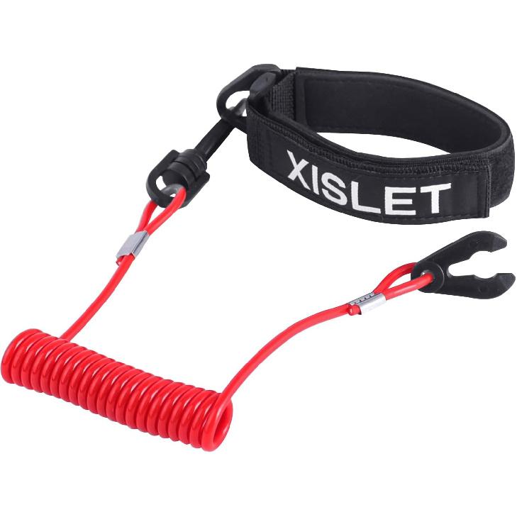 Xislet Yamaha Jet Ski Key Lanyard for Waverunner VX Cruiser FX Engine Safety Stop Tether Yamaha Kill Switch Lanyard Replace EW2-68348-00-00