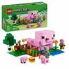LEGO Minecraft The Baby Pig House Toy Constructor Set 238 Pieces Rose/green/brown