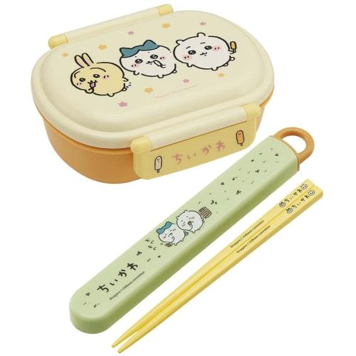 Skater Children's Lunch Box, Single Tier, 360ml, Dome-Shaped, Chiikawa, Antibacterial, Made in Japan (QAF2BAAG-A)