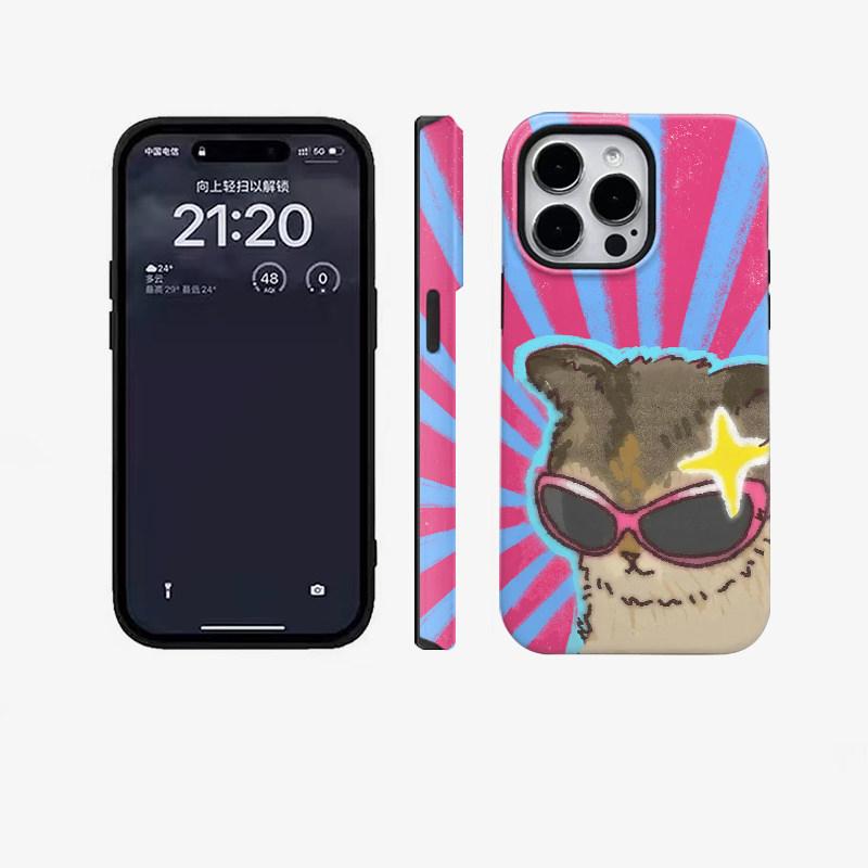 2-in-1 Super Stoßfeste Handyhülle Für iPhone 17 Pro Max 16 Pro 15 Plus 14 13 mini 12 11 16E 17 Air Vollständig Abgedeckt Modische Hülle