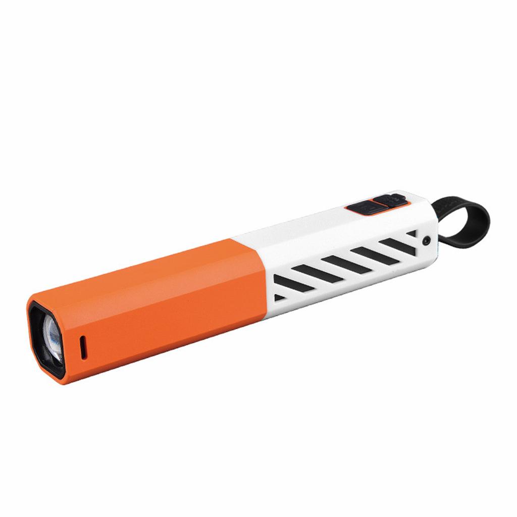 1500 mAh Zoom Camping Flashlight Portable Laser Long-range Mini Flashlight