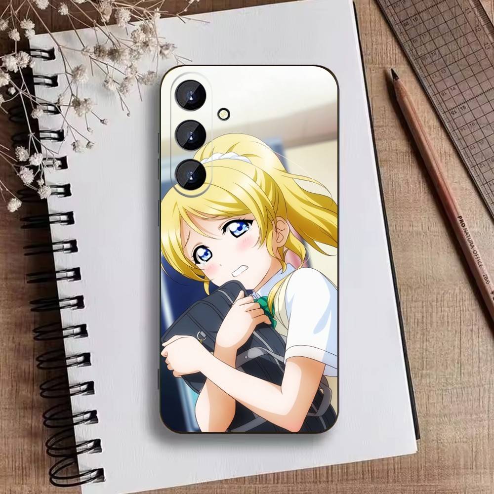 Love Live Asaka Karin Phone Case For Samsung Galaxy A73,A21s,A22,A31,A52,A53,A71,A41Soft Black Shell