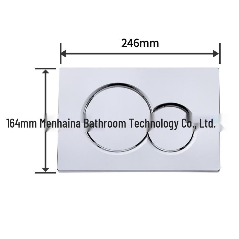 Sigma Concealed Dual-Flush Wall-Mounted Toilet Panel Accessories