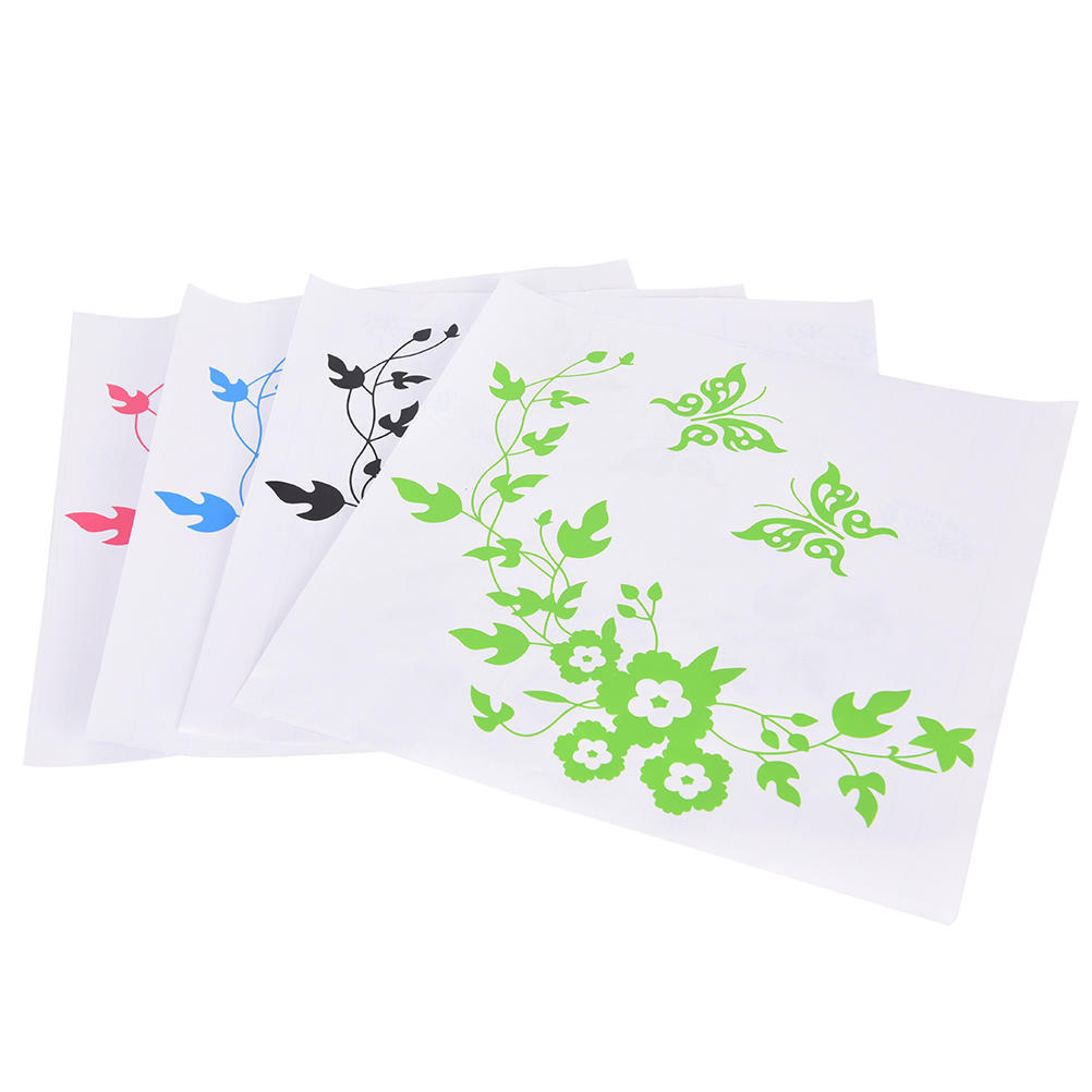 Flower Toilet Seat Wall Sticker Bathroom Decoration Decals Decor Butterfly