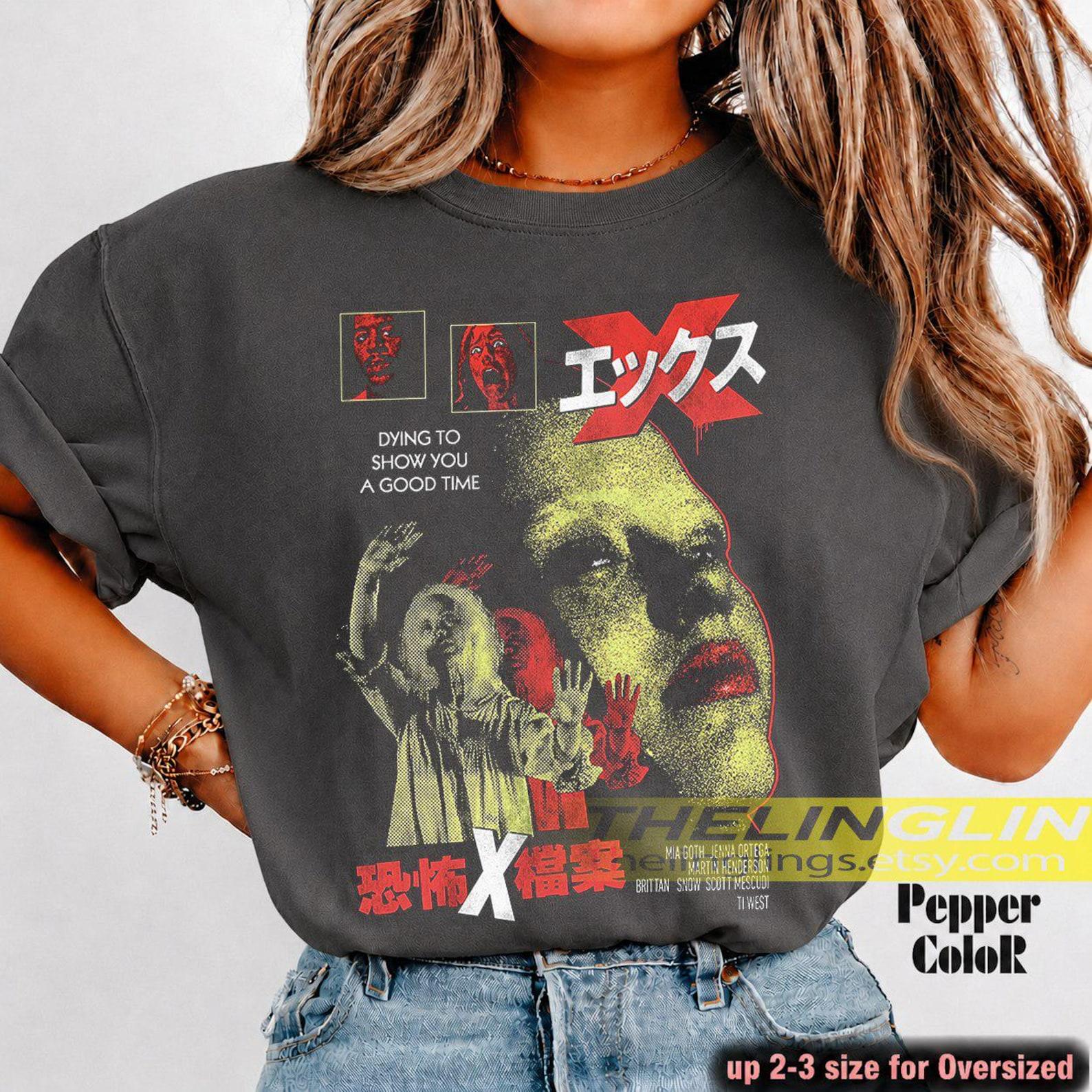 X Horror Movie 2022 Unisex T-Shirt, Scary Movie Tee, Halloween Shirt, Movie Lover Gift, Film Buff Apparel FD 2XL
