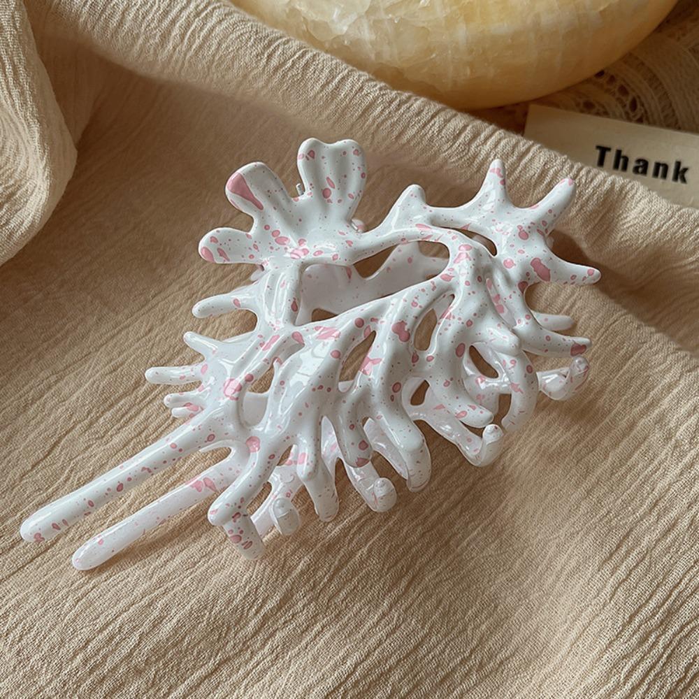 Acrylic Conch Hair Clip Geometric Hair Gripper Fashion Hair Claw Grasp  Daily