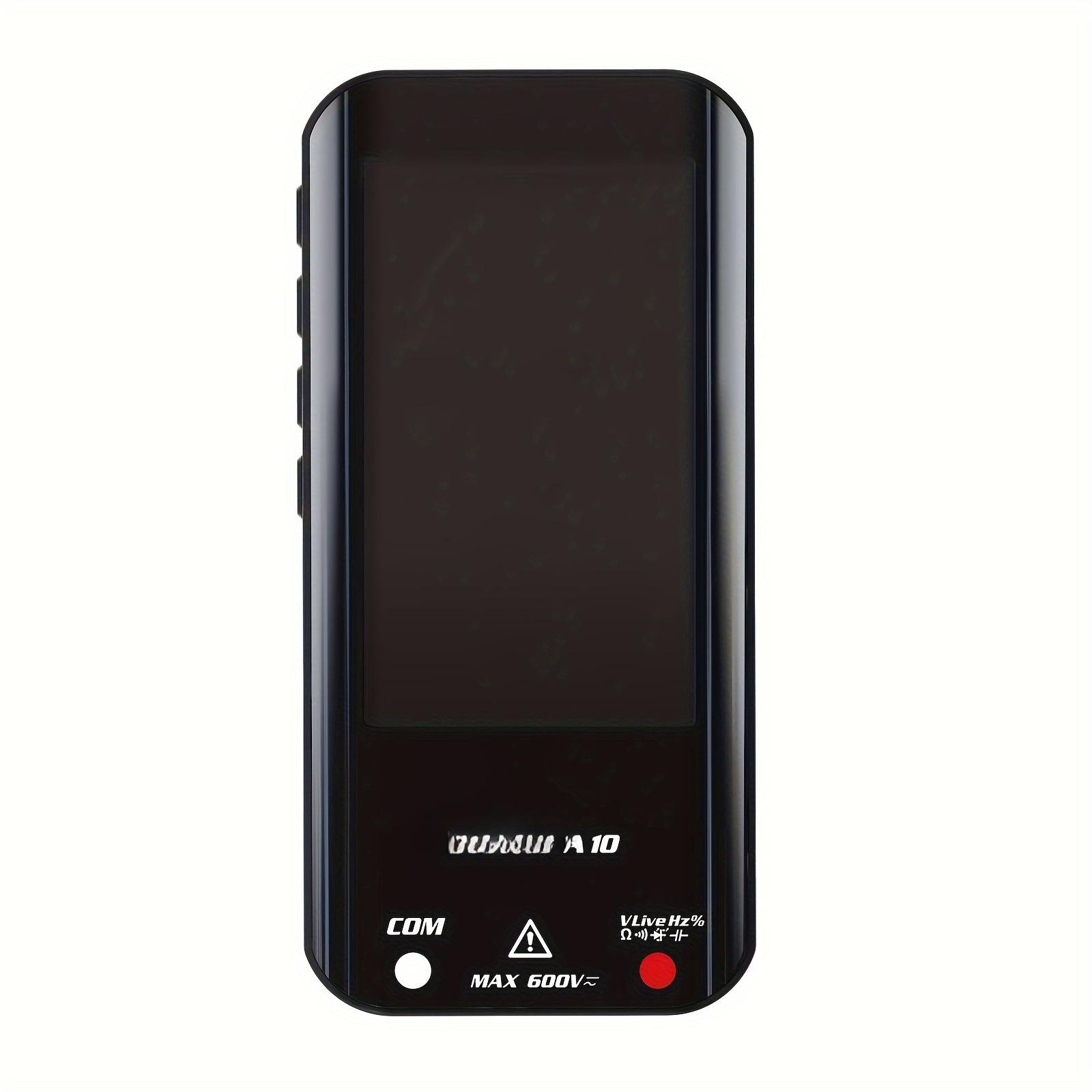 

Розумний цифровий універсальний лічильник A10 - перезаряджається, автоматичний вольтметр, 6000 відліків, кольоровий РК-екран, підходить для напруги змінного/постійного струму, ємності A10