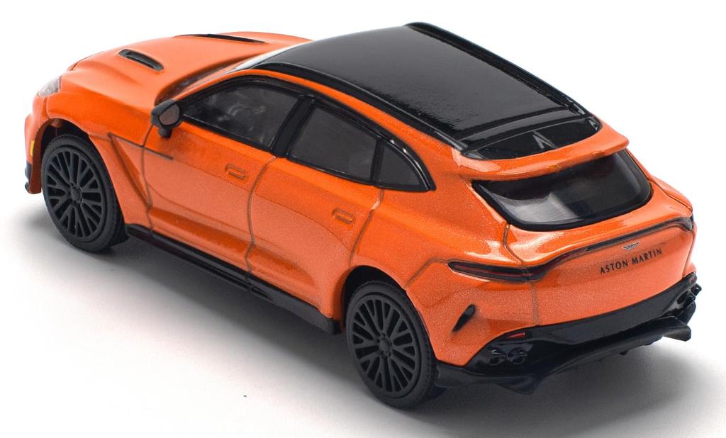 POP RACE ASTON MARTIN DBX 707 COSMOS ORANGE Completed Product 1/64 -