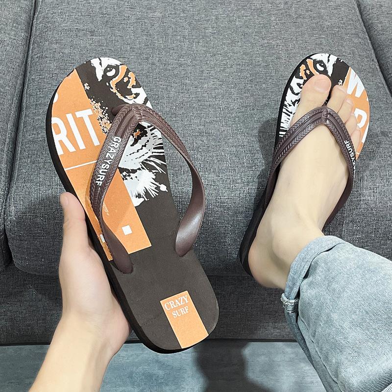 Flip-flops Men's 2 Summer New Wear Sports Pinch Feet Men's Indoor Anti-skid More