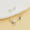 1PC S Hook Clasp Eye Fish with Closed Jump Ring for DIY Necklace Bracelet Jewelry Making Components Findings