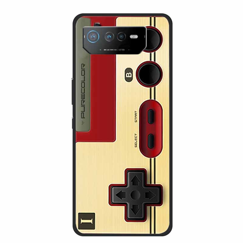 Für Asus ROG Phone 6 Pro Hülle Phone6 Pro Coque Schwarzes TPU Silikon Weiche Rückabdeckung Hülle Für Asus ROG Phone 6D Ultimate Handyhülle
